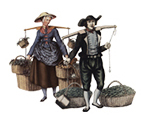 Marschl&auml;nder Paar nach C. Suhr, um 1806